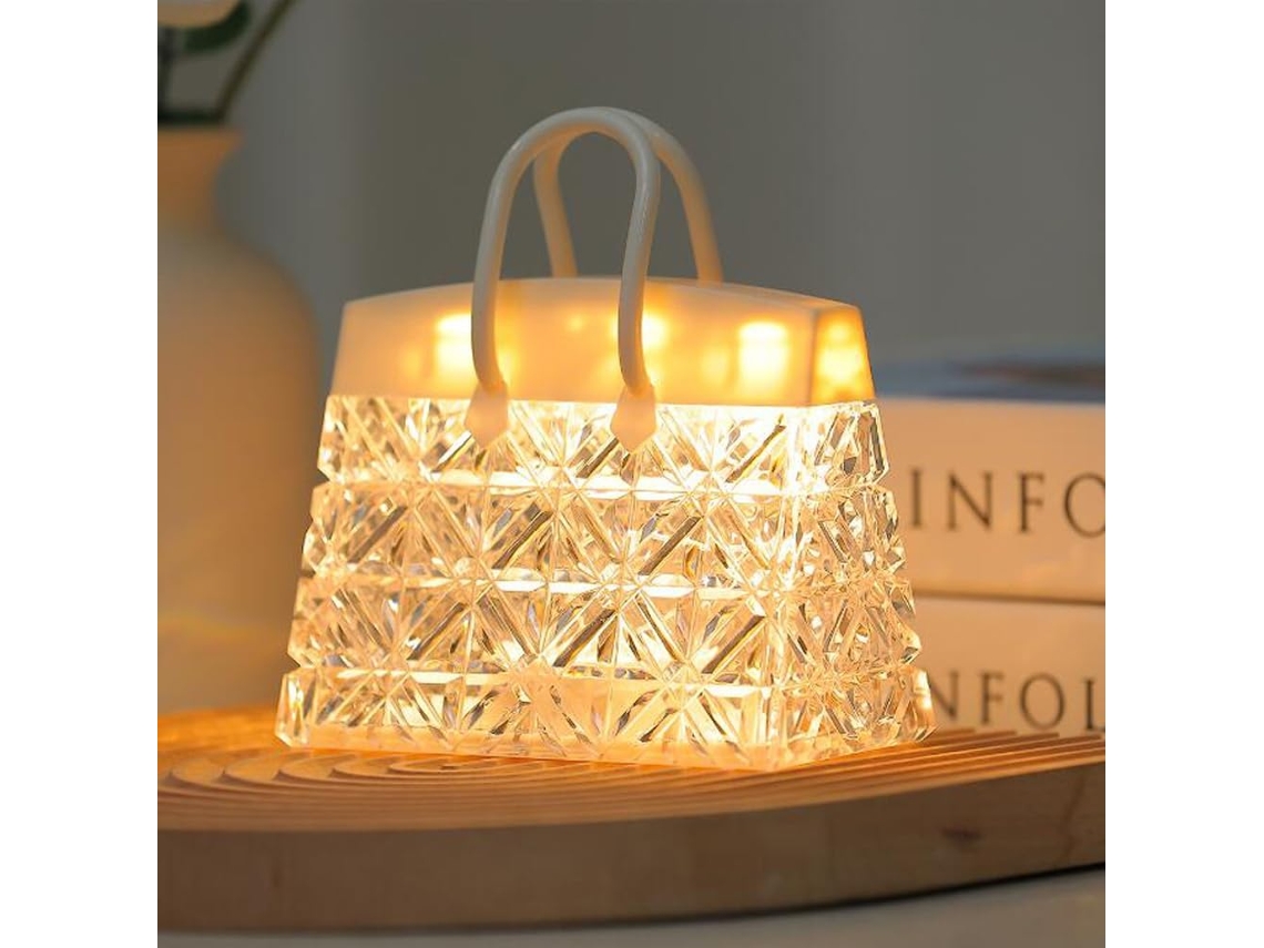Luminária de mesa LED de alto brilho para bolsa, luminária de mesa decorativa para ambientes internos e externos – Camping