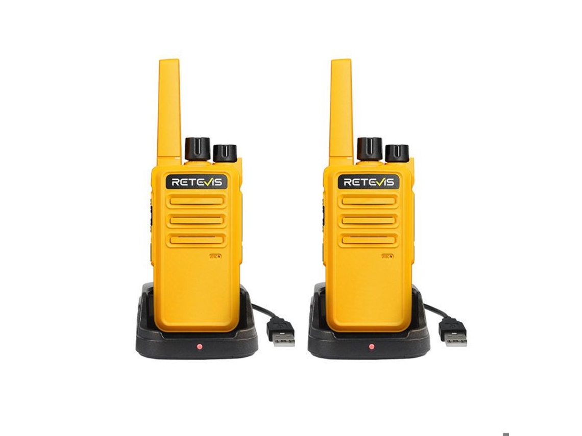 Retevis RT668 Walkie Talkie profissional, longo alcance (3 km), rádio bidirecional PMR446, VOX, robusto para camping
