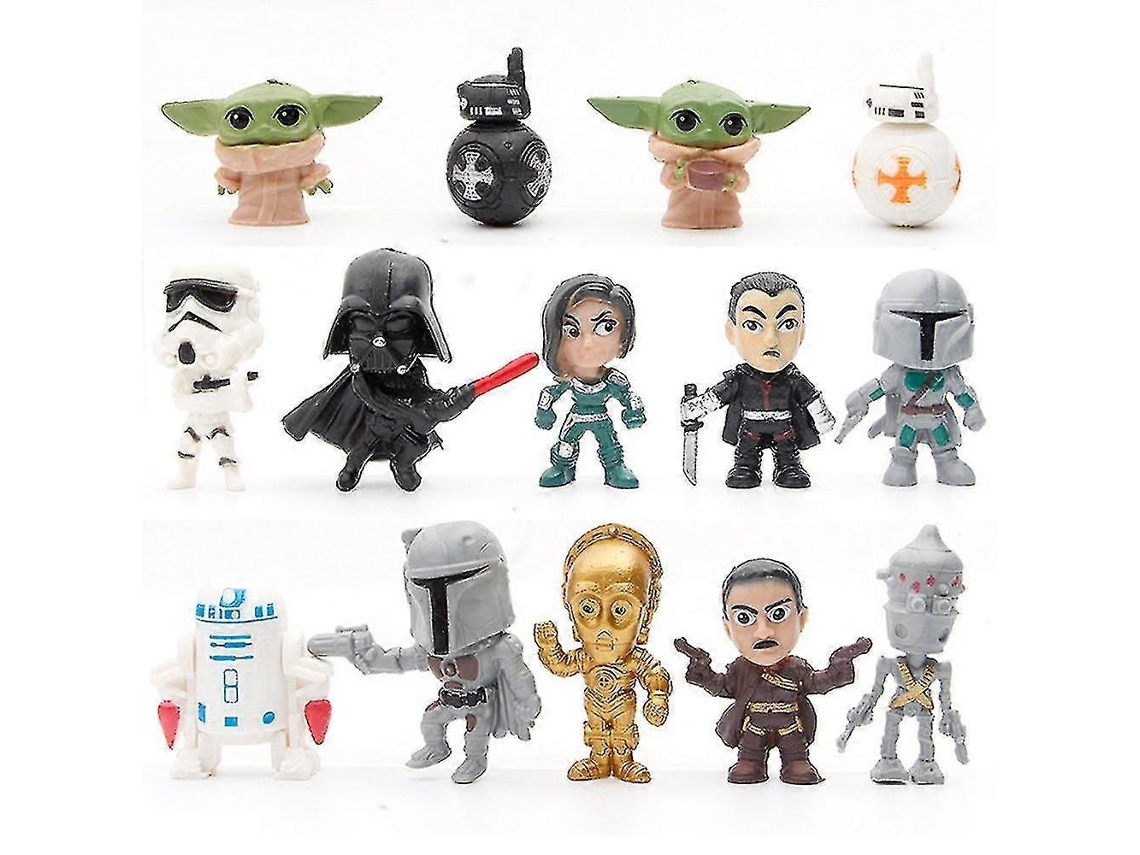 Conjunto De 14 Figuras Star Wars, Presente Para Crianças