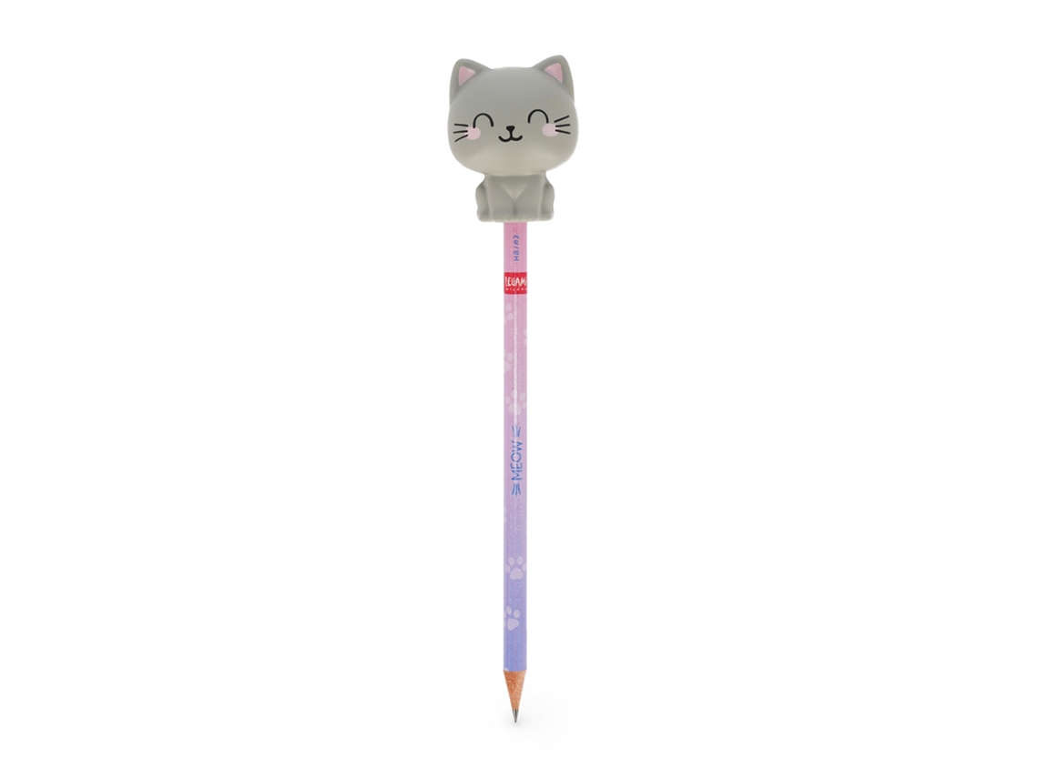 Lápis Grafite com Squishy LEGAMI Squeezies Kitty ''meow''hb N.º 2