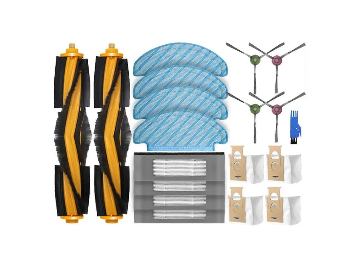 Para Ecovacs Deebot Ozmo T8 / T8 Aivi / T8 Max / N8 Plus / N8 Pro Escova Principal Escova Lateral Filtro Hepa Mop Saco De Pó Brilvibera