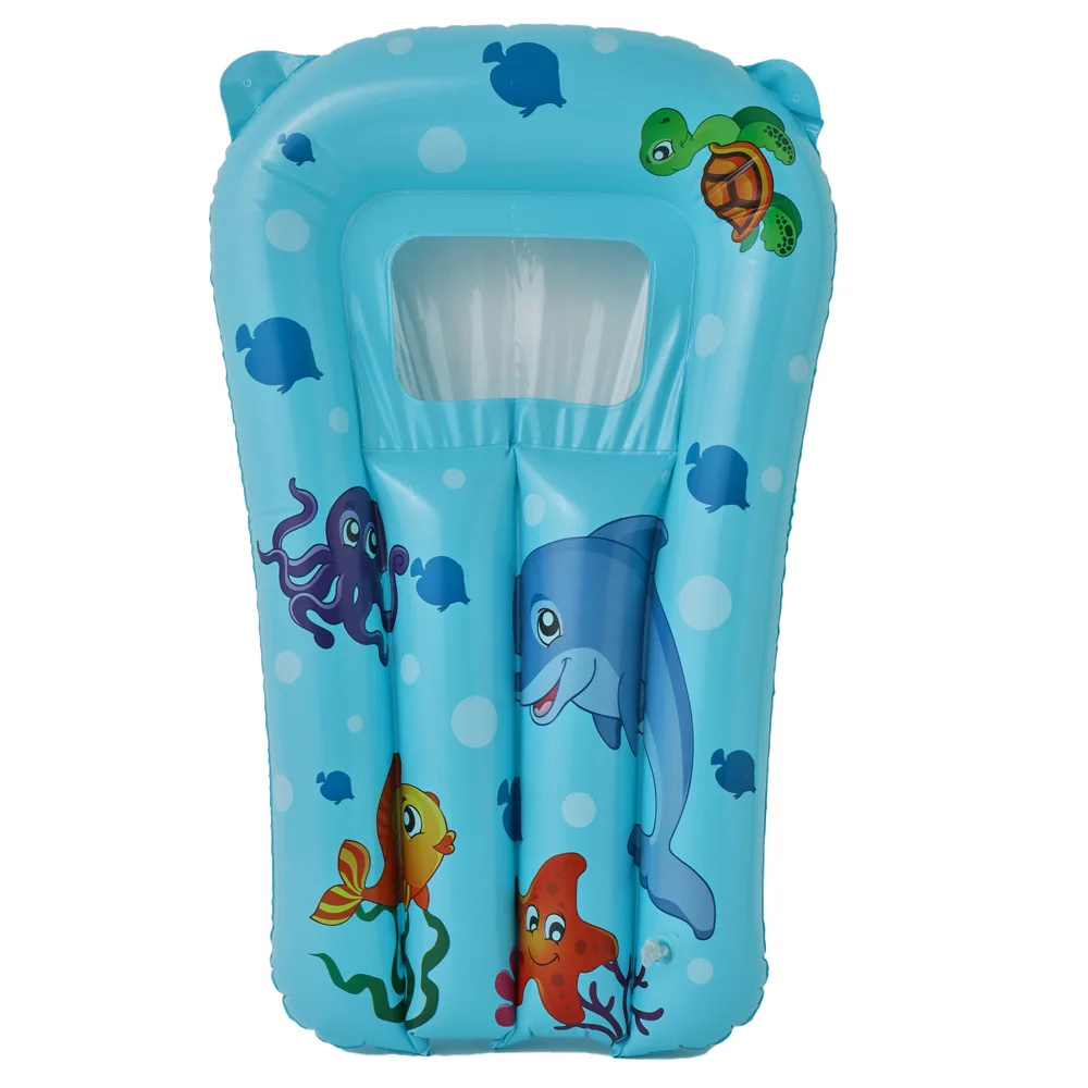(azul) Boia inflável infantil para piscina, piscina flutuante na água