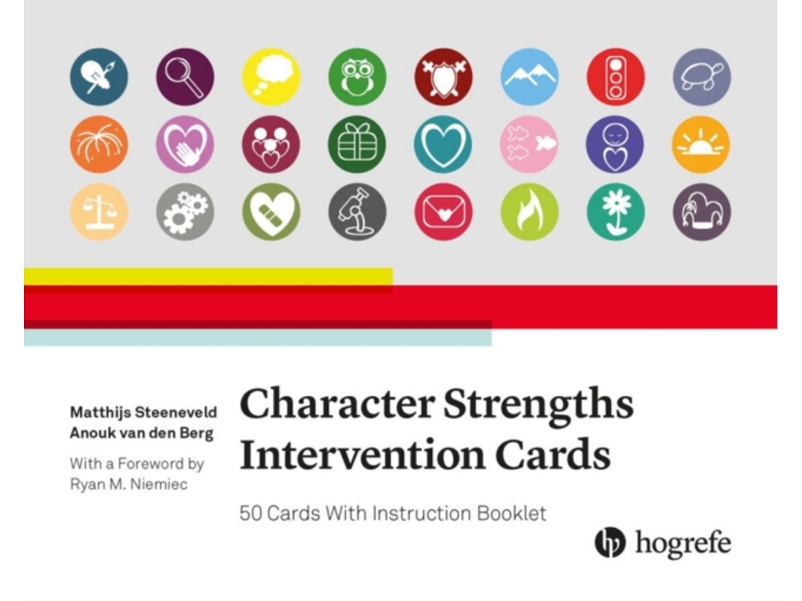 Livro Character Strengths Intervention Cards de Matthijs Steeneveld, Anouk Van Den Berg et al. (Inglês)