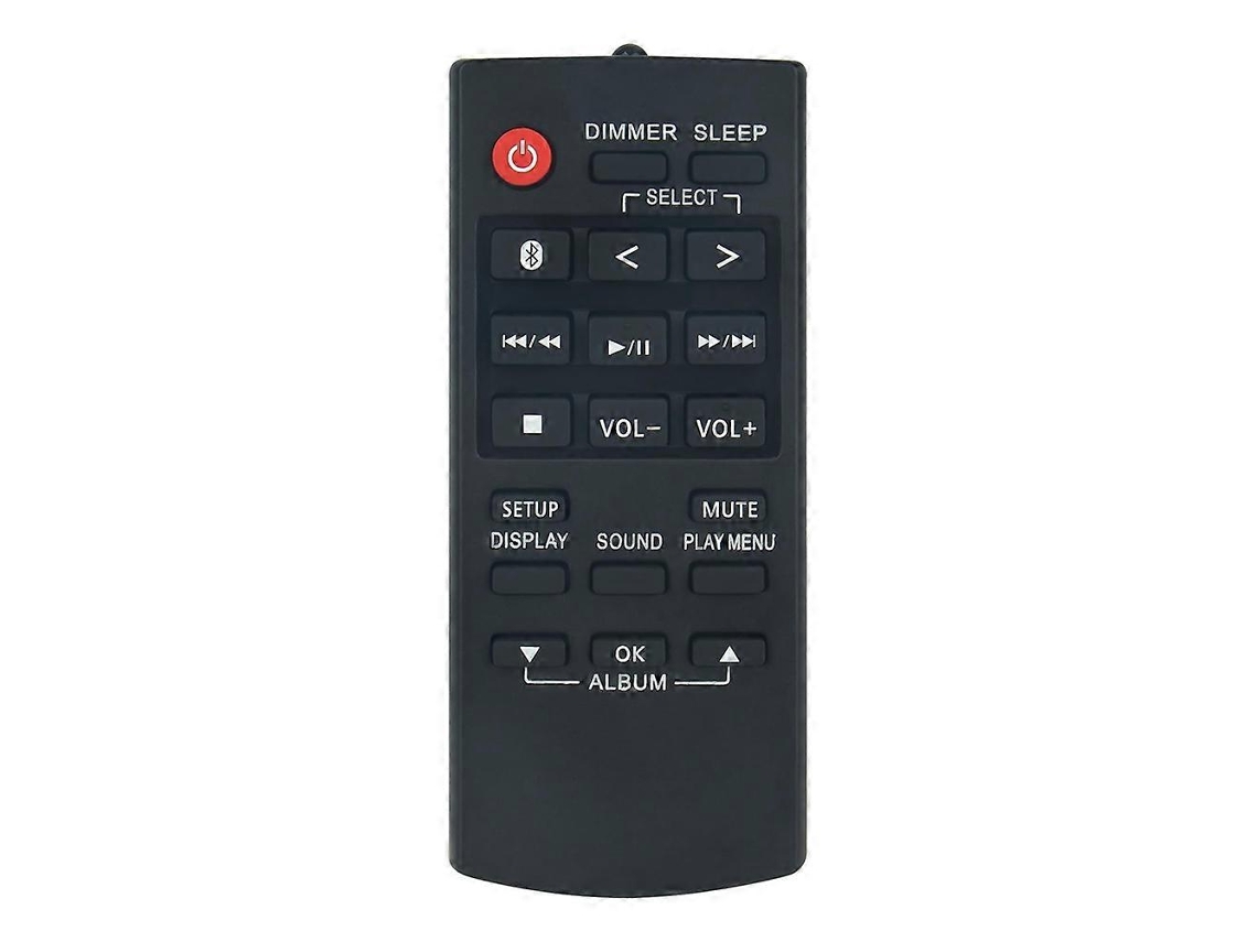 Controle Remoto N2qayb001215 Para Sistema De Áudio Com Alto-falantes Panasonic Sa-akx320gs-k, Sa-akx520e-k, Sc-tmax10e-k E Sc-ua30.