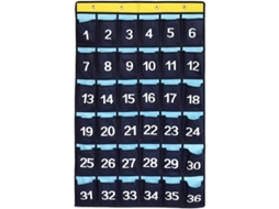 Organizador de classe com bolsos numerados para celulares, GMI, 36 bolsos