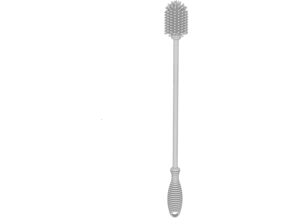 Escova De Limpeza Garrafas Yosoo Com Gel Sílica Alongado Para Vinho, Leite E Gargalo Longo, 38cm, Laranja, 1 Unidade 66