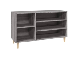 Shoe Cabinet, Shoe Cabinets Vidaxl Cinzeto Madeira Processada (n/a)