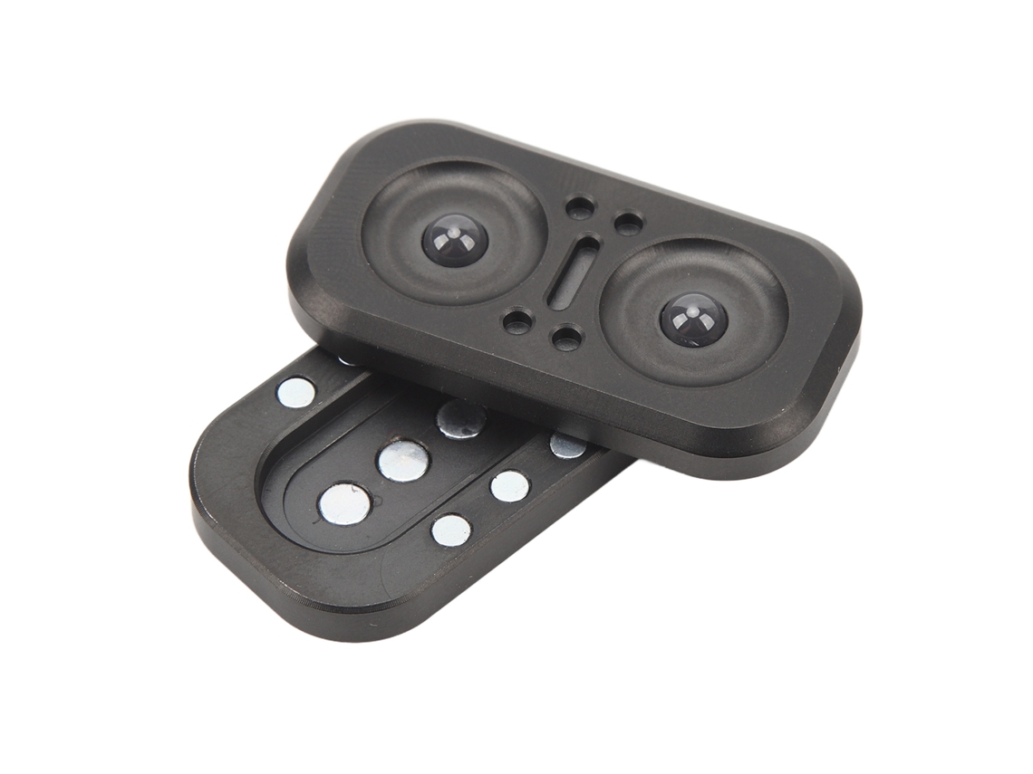 Slider de Empurrão de Aço Inoxidável Baralho Shuffle Brinquedo de Descompressão S/MARCA