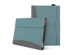 Capa de couro com textura de tecido Webake para tablet Microsoft Surface Go 3/2/1