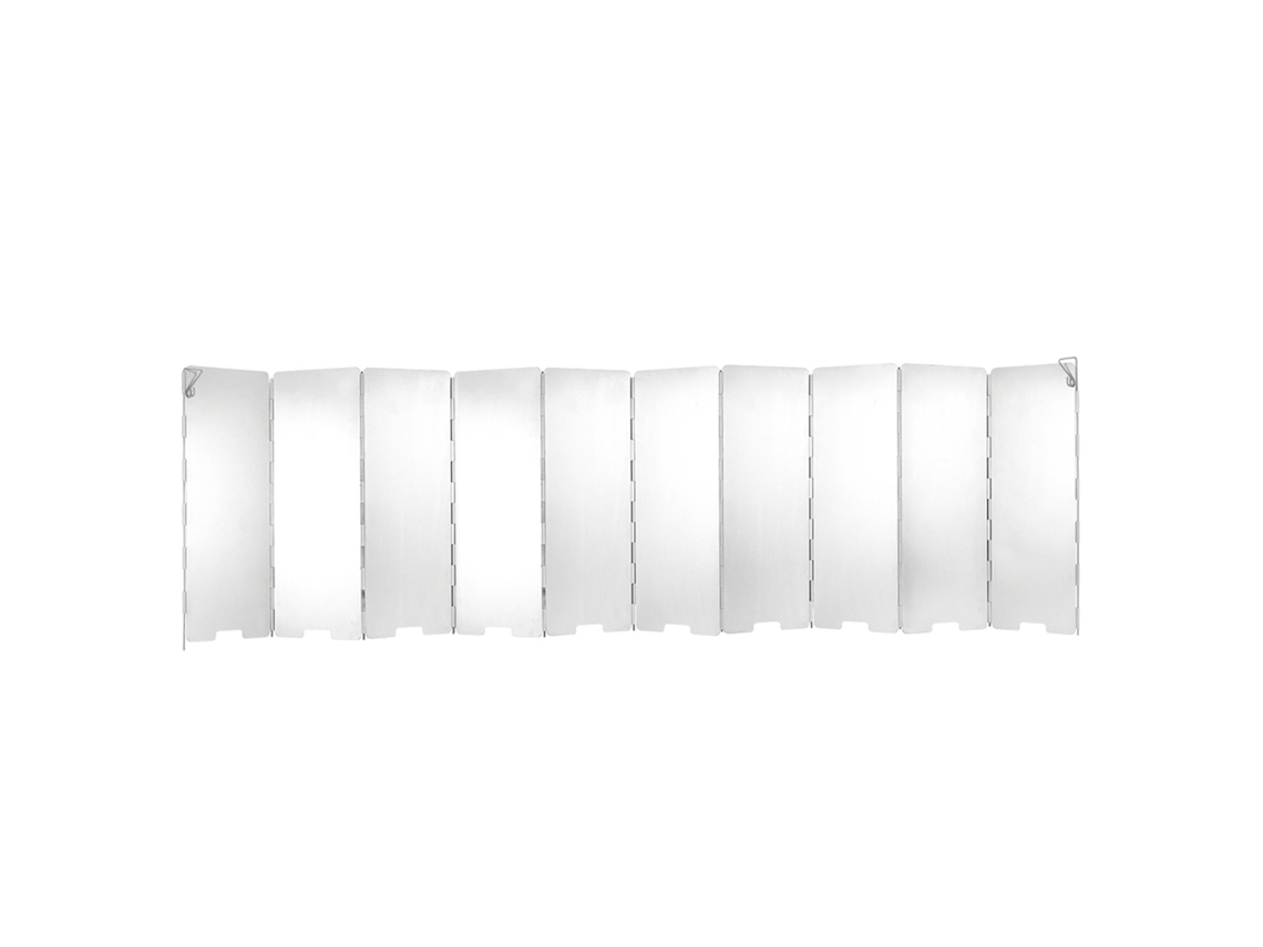 Protector de Vento Plegable 10 Placas para Fogões de Camping