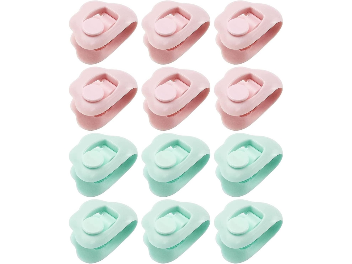 Lurelia Correias Para Lençol 12 Peças Sem Agulha Antiderrapante Seguro Edredom Colcha Cobertor Abs