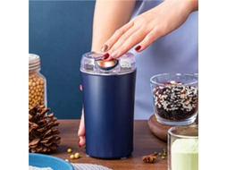 Moedor De Café Elétrico 200w Potente - Moinho Para Especiarias, Grãos E Nozes Com Escova De Limpeza