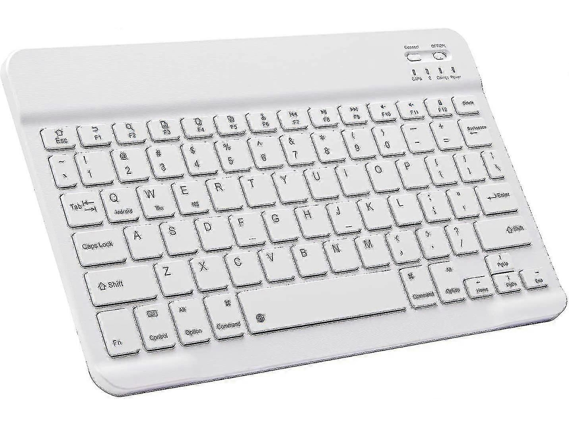 Teclado Bluetooth, Teclado Bluetooth Sem Fio Recarregável Ultrafino Everley891