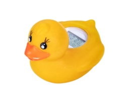 Mali termômetro de Banho Pato Elétrico Flutuante Seguro Amarelo para Bebê Infantil