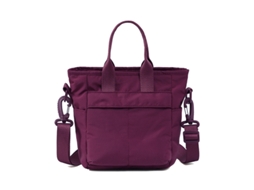 Bolsa de Nylon Grande com Capacidade para Transporte, Que Pode Ser Usada como Bolsa de Ombro Ou Transversal. tamanho Pequeno 35626 Rosa Roxo YUNZII