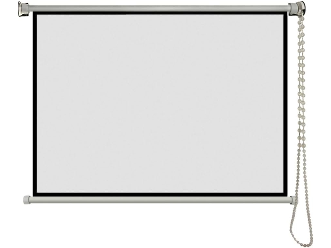 Tela de Projeção 40" 16:9 4:3 Portátil, para Uso Doméstico e Externo