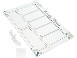 Panneau Acrylique Transparent Effaçable À Suspendre Pour Bureau Et