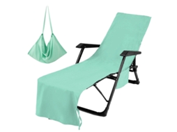 Mali capa de Toalha para Cadeira de Praia com Bolsos Toalha Extra Longa Fibra Ultra Fina para Cadeira de Lounge Salão