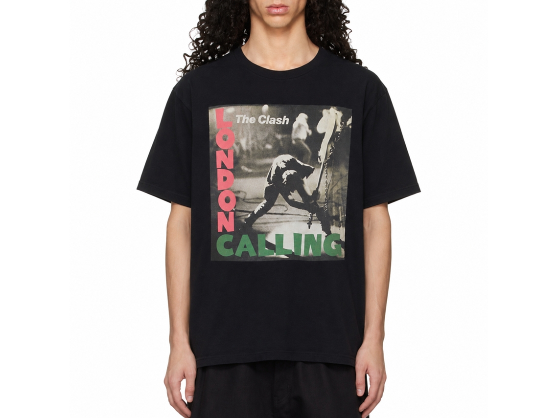 The Clash London Calling T-shirt Black Unisex Adults Size:xxxl