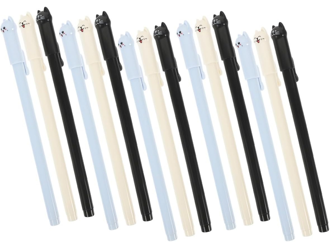 Showeroro Conjunto De 15 Canetas Em Gel Com Design Gato Para