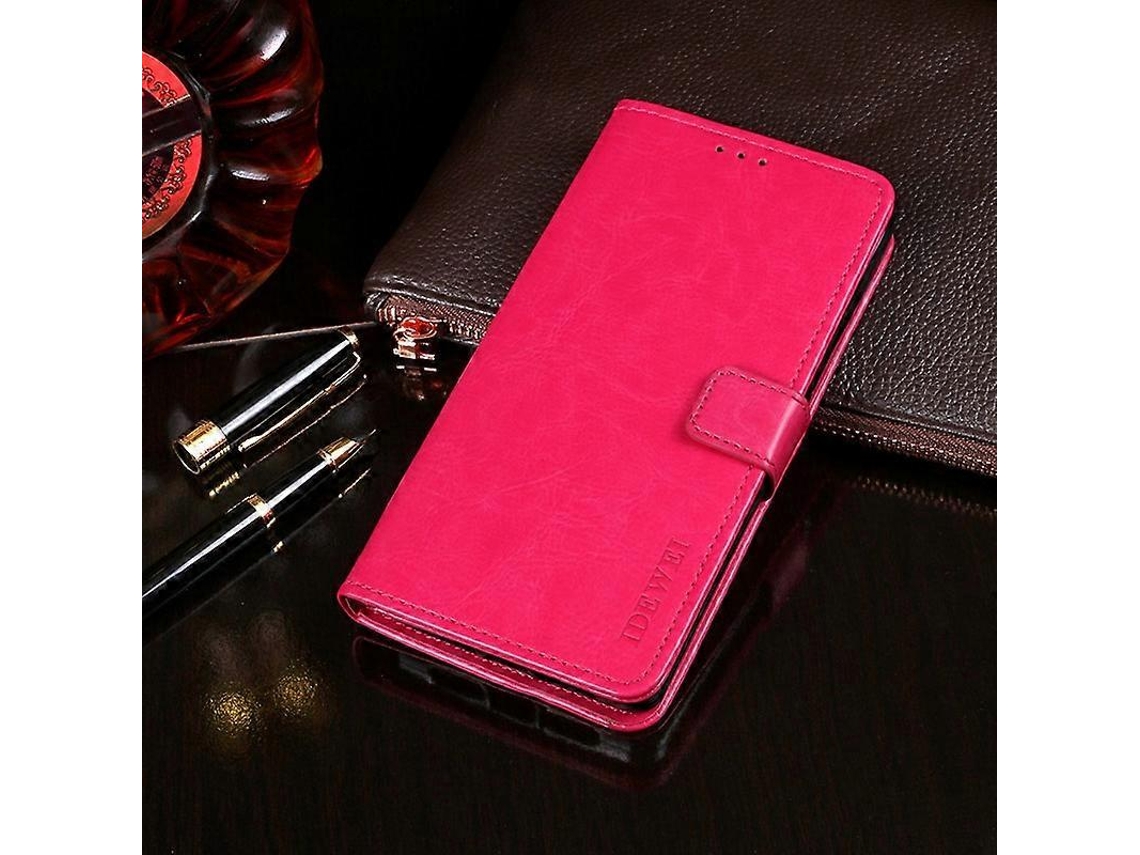 Capa De Couro Com Textura Crazy Horse E Aba Horizontal, Com Suporte, Compartimentos Para Cartões E Carteira, Para Huawei Honor Play 4t Pro.