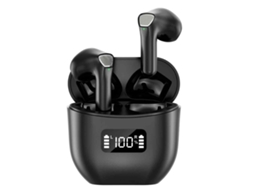 Mdug Fones De Ouvido Sem Fio, Led Bateria Display Bluetooth 5.3 Fones De Ouvido, Microfone Duplo