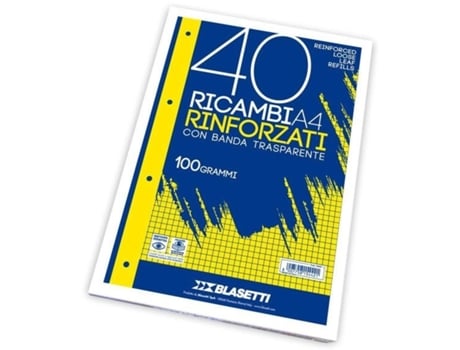 BLASETTI 5441 Papel Milimétrico A4 100 G/M² 40 Folhas
