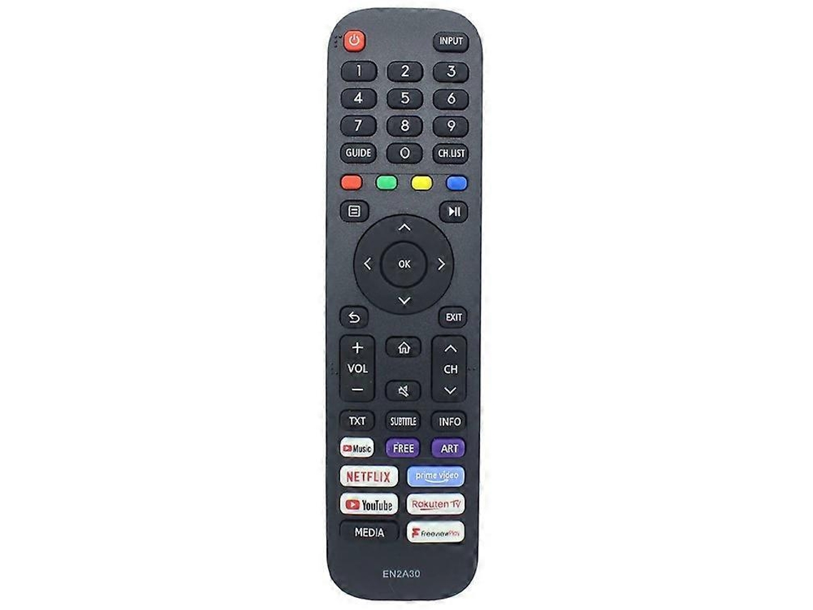 Controle remoto EN2A30 compatível com TVs Hisense