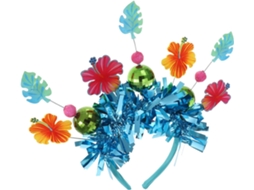 Tiara Decorativa Havaiana De Plástico, Acessórios De Cabelo Florais, Tema
