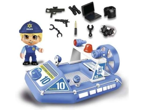 Pinypon FAMOSAFEBER Action Barco De Policia  (3 anos - 19 x 12 x 9.5 cm)