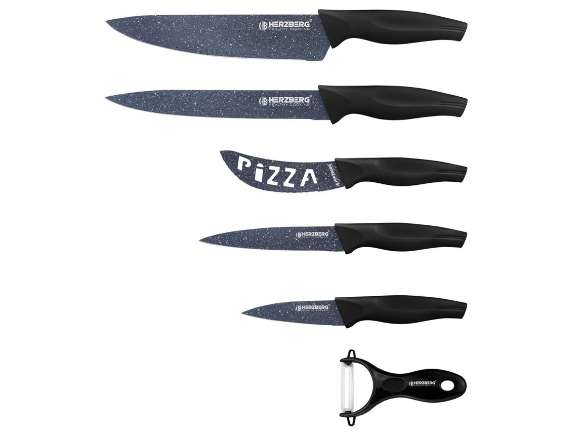 Conjunto de 6 Facas de Cozinha Cinzento NORTHIX