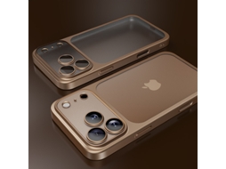 Capa Para Celular Em Policarbonato Eletrogalvanizado Fosco, Resistente A Quedas, Com Película Protetora De Lente Apple De Cobertura Total.