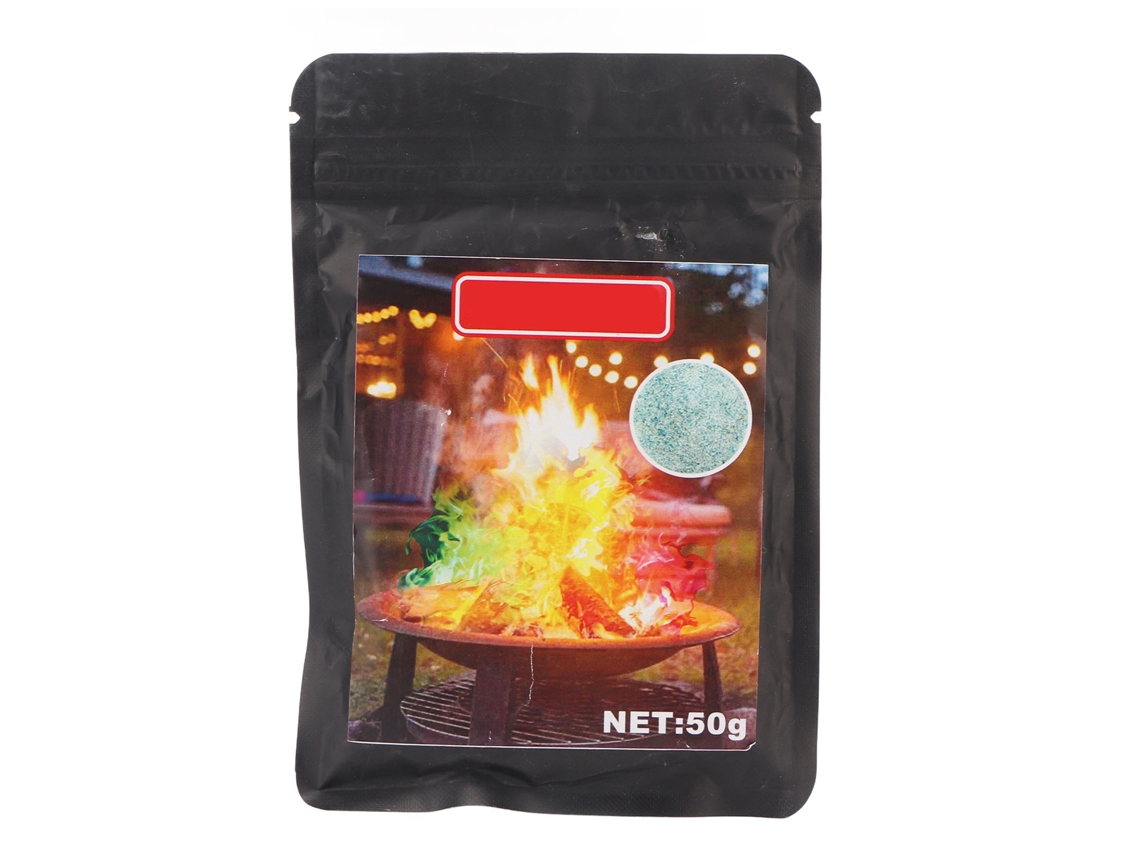 Pó Colorante Para Fogo De Acampamento Vibrante Duradouro Seguro Para Eventos Camping Festival