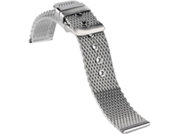 Pulseira de aço inoxidável de 16mm 17mm 18mm 19mm 20mm 21mm 22mm 23mm 24mm de couro de alta qualidade | S/MARCA