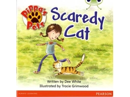 Livro Bug Club Guided Fiction Year 1 Yellow B Pippas Pets Scaredy Cats de Dee White (Inglês)