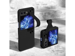 Capa De Couro Ultrafina Com Pulseira De Pc E Cobertura Total Para Samsung Galaxy Z Flip6