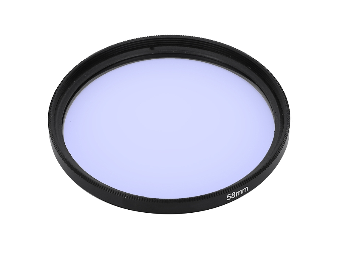 Filtro de lente Junestar 58mm leve para redução de poluição luminosa em câmeras SLR, Noite Estrelada