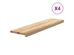 Stair Tread, Stair Treads Vidaxl Marrom Madeira De Carvalho (100 X 30 X 2 Cm)