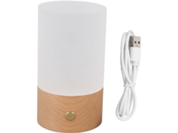 Luminária De Mesa Led 3000k, Luz Quente, Controle Por Toque, Regulagem De Intensidade Contínua, Carregamento Usb