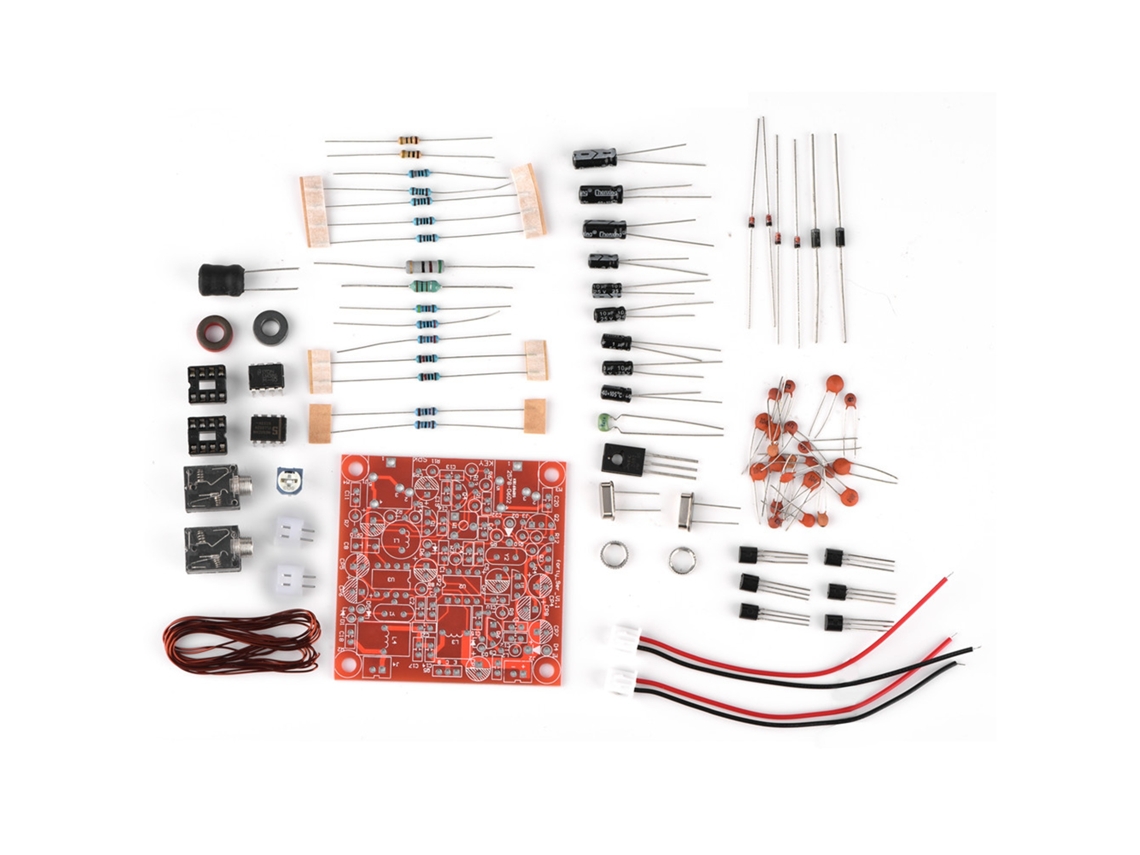Kit De Rádio Cw Montado Forty-9er 3w Com Acessórios Placa De Circuito Rádio