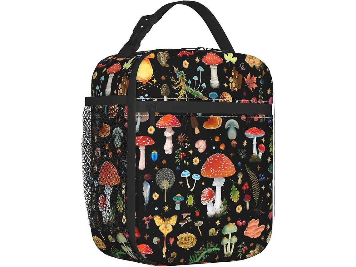 Bolsa de almoço portátil Aquaforge, bolsa de ombro com estampa de esponja, bolsa térmica e aquecedora