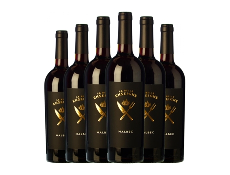 Vinho LGI La Belle Enseigne Malbec Vin de Pays d'Oc (0.75 L - 6 Unidades)