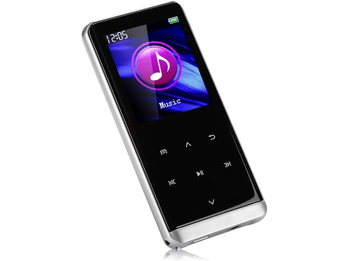Reprodutor De Mp3 Com Bluetooth, Gravador De Rádio Fm, Mini Sistema De Áudio Portátil Mp4, Som Hifi, Suporta Até 32gb E