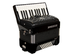 Hohner Bravo Ii 48 Black Silent Key