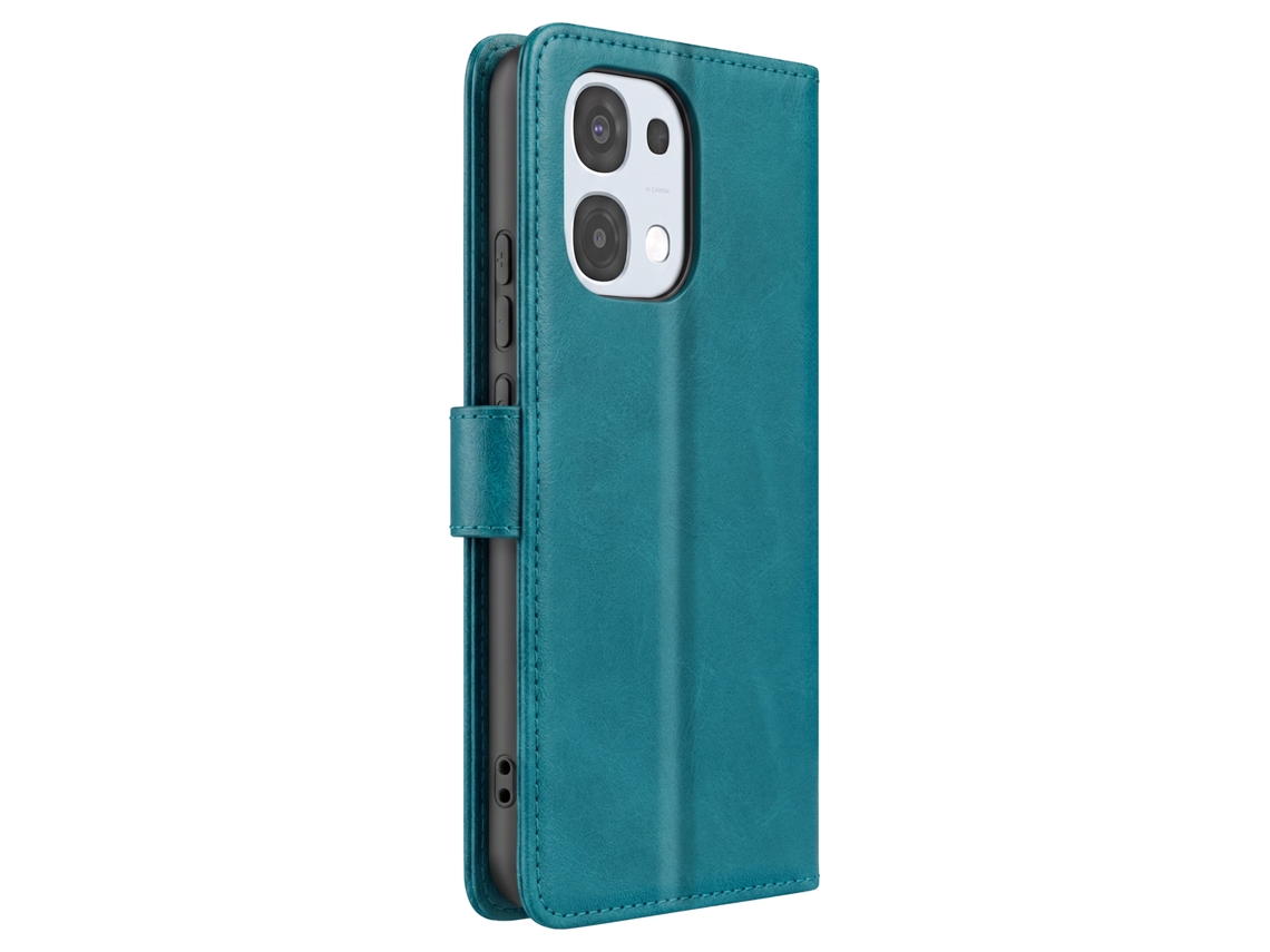 Capa Clássica Folio Para Oppo A6 Pro Com Função Suporte