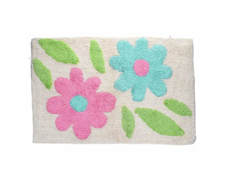 Tapete de Banho em Algodão Tufado REX LONDON Fleurs
