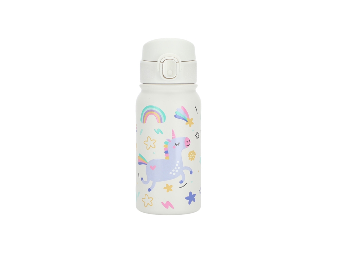 Copo Portátil Elysve, 550 Ml, Branco