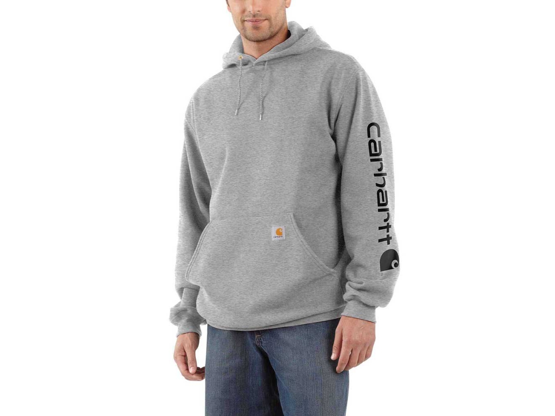 Moletom Com Capuz Solto Logo Graphic Cinzento XL CARHARTT