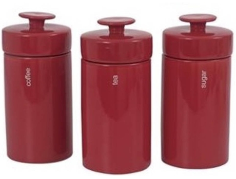 Frascos  Soho (Vermelho - Porcelana)