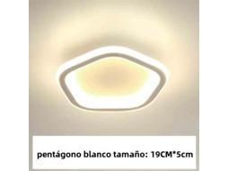 Luminária De Corredor Led Moderna Em Estilo Nórdico (branca, 25 W)